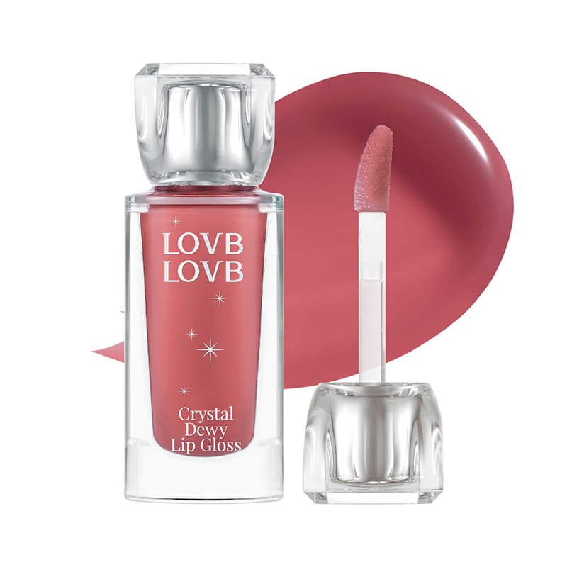 Crystal Dewy Lip Gloss 02 Charming Rose