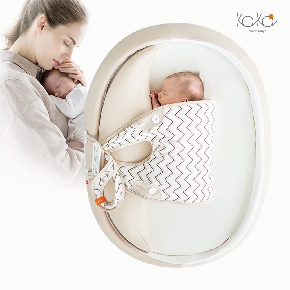 KOKONANNY Ergonomic Infant Bed_ Portable CoSleeping_ Lounger