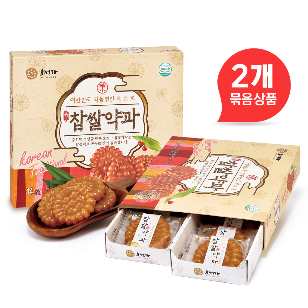 Hojeongga Yakgwa _Deep_fried Honey Cookie_ 490g _ 2EA