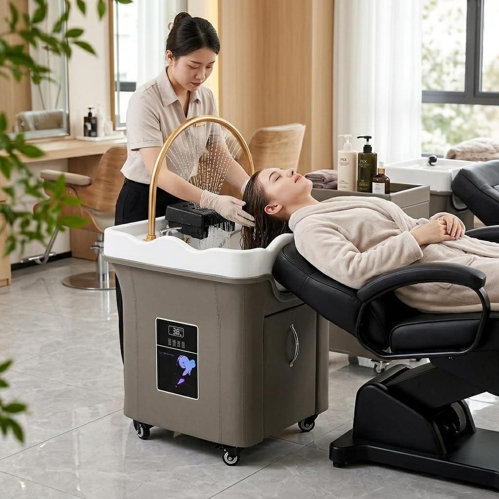 Japanese Head Spa Equipment Portable Shampoo Bowl