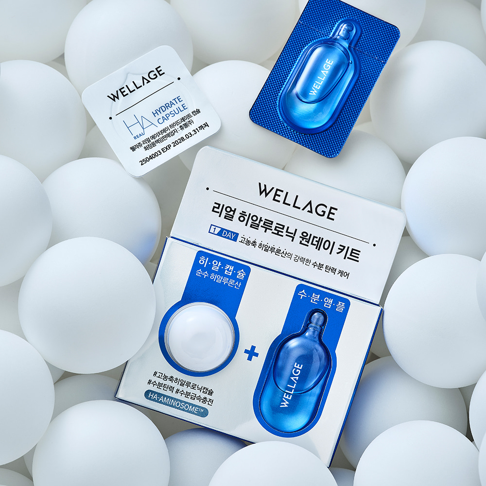 (Wellage) Real Hyaluronic One Day Kit | tradekorea