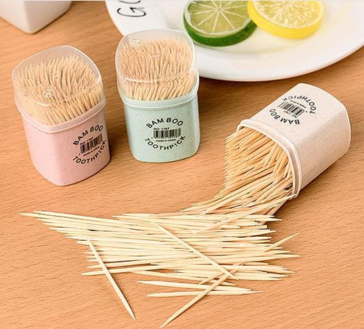 Bamboo Material and Toothpicks Table Decoration _ Accessorie