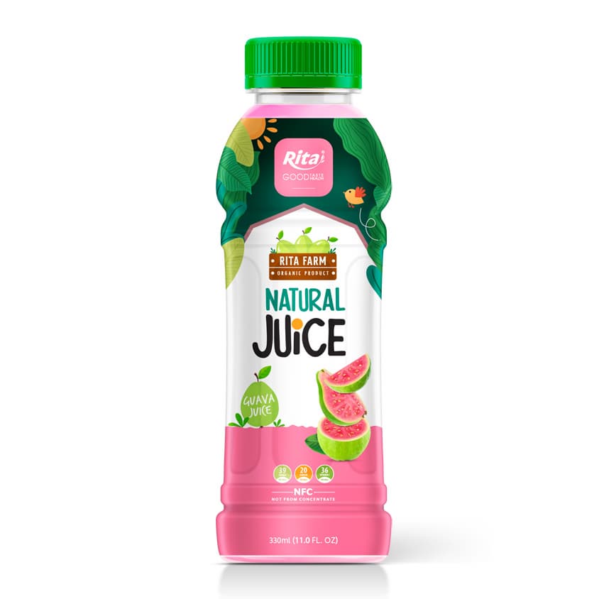 Supplier Natural Organic Guava Juice 330ml