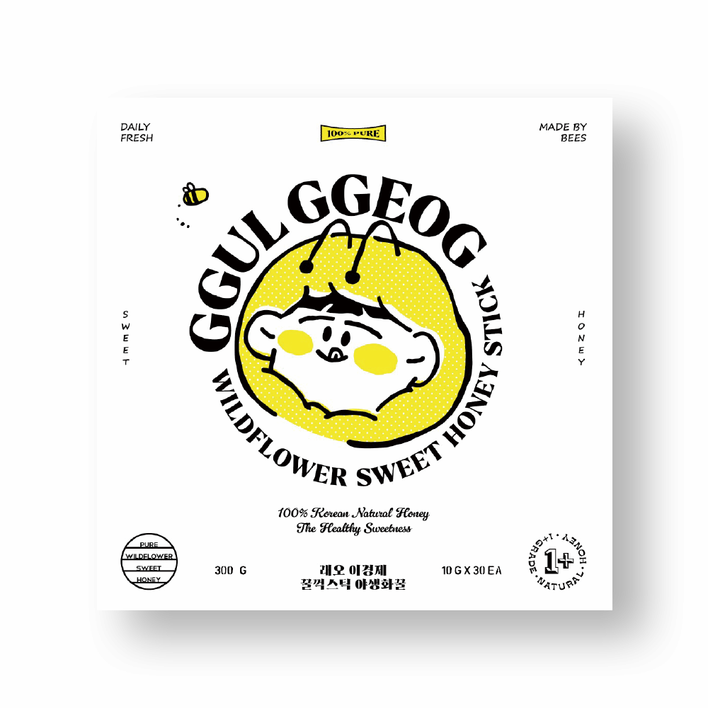 GGULGGEOG Honey Stick 10g 30ea _ Wildflower
