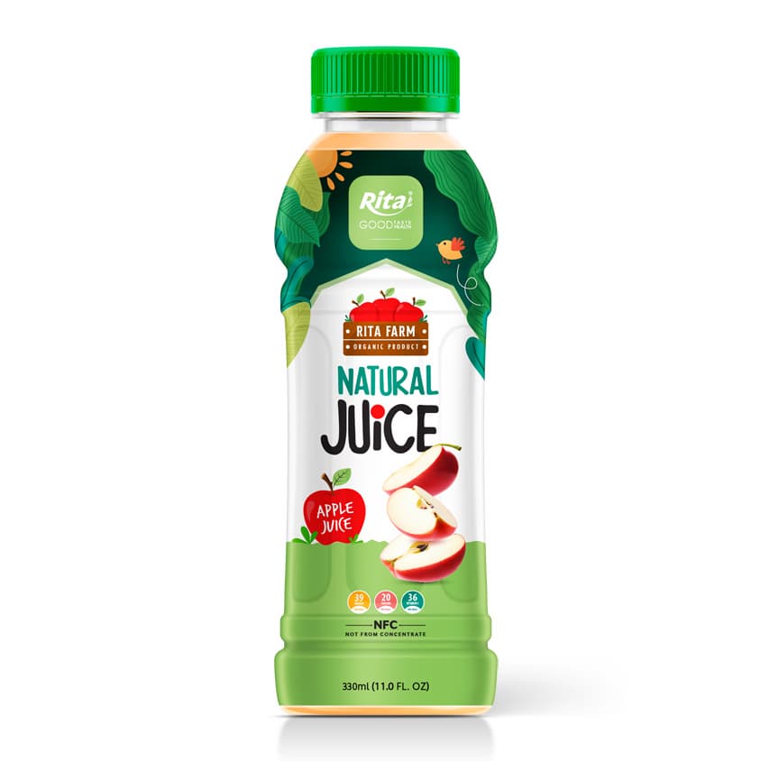 Supplier Natural Organic Apple Juice 330ml