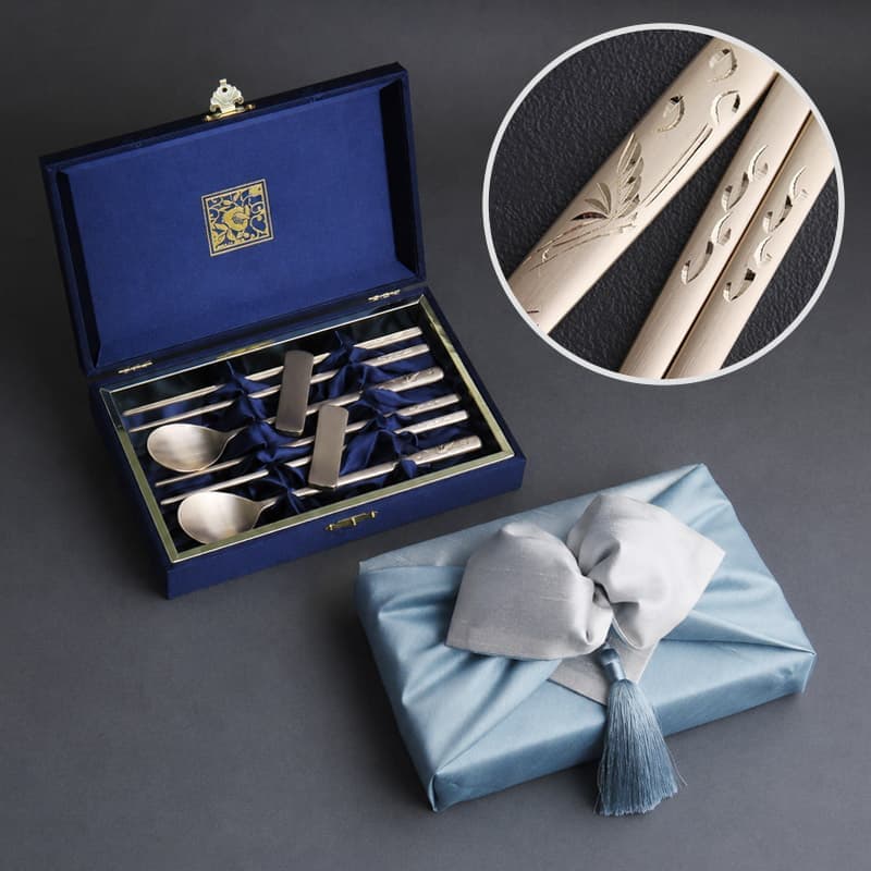 Bangjja Yugi  Imperial Hand_Carved Cutlery Set