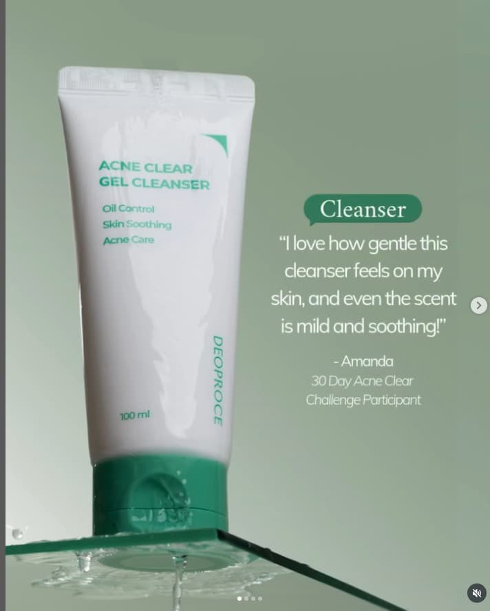 ACNE CLEAR GEL CLEANSER | tradekorea