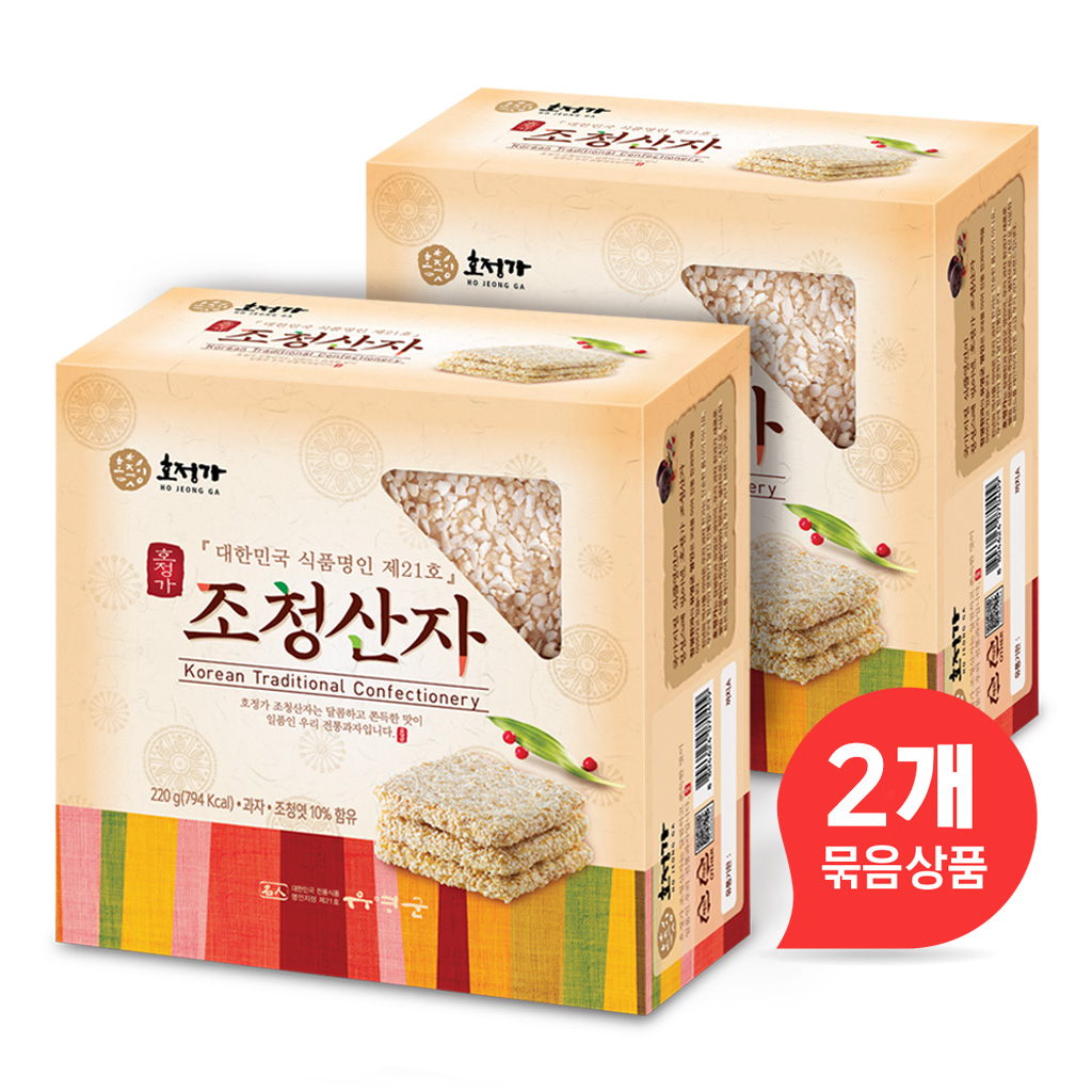 Hojeongga Jocheong Sanja _Deep_fried Sweet Rice Cake_ 220g _ 2EA