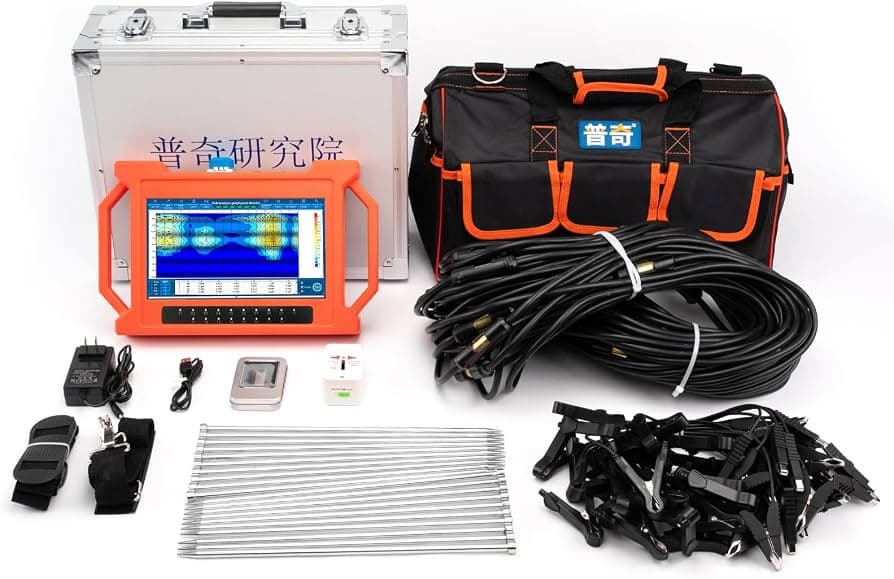 PQWT GT1000B Series Ground Water Detector Well 500_1000M Depth Mapping 3D Geological Scanner