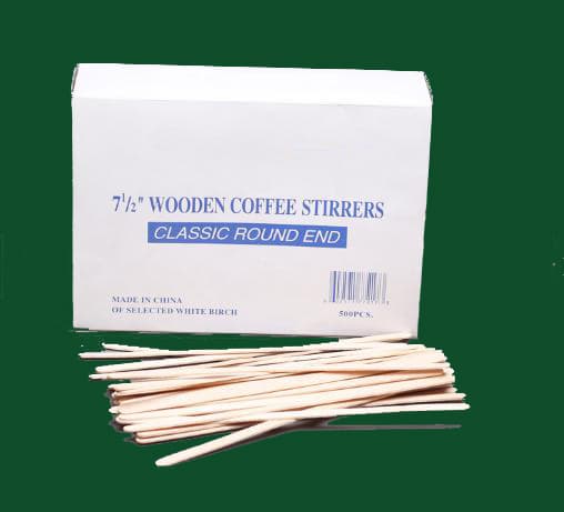wooden coffee mix sticks coffee stir stick