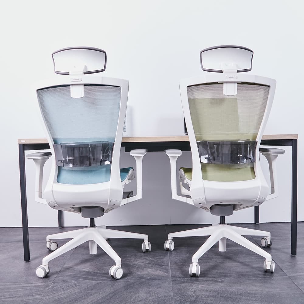Chade VENTO AFCH130W a chair that creates a bright atmosphere_ Coolest mesh chair with wind