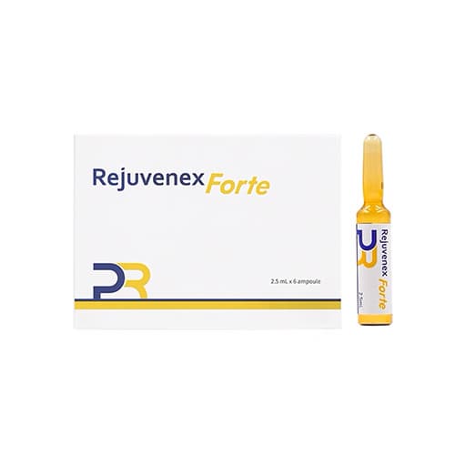 REJUVENEX Forte PDRN skinbooster made in Korea by PharmaResearch. Rejuvenates the skin, provides youthful look. SolveMedic