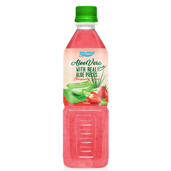 aloe vera juice with strawberry from ACm food company beverage