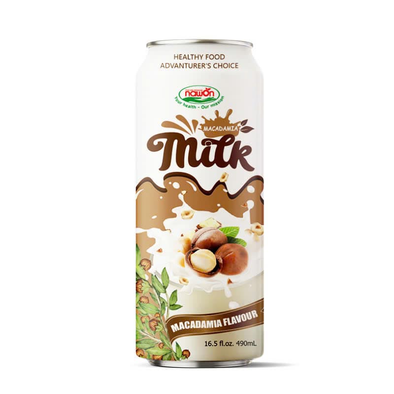 Natural Macadamia Milk Healthy Drink  Can_ 250Ml