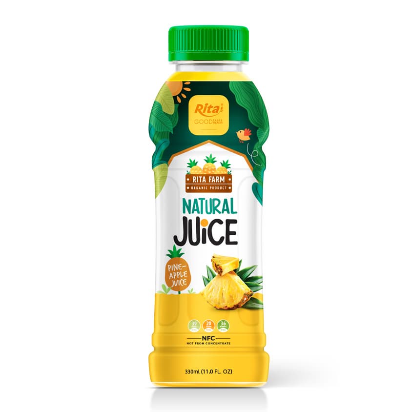 Wholesale Natural Organic Pineapple Juice 330ml