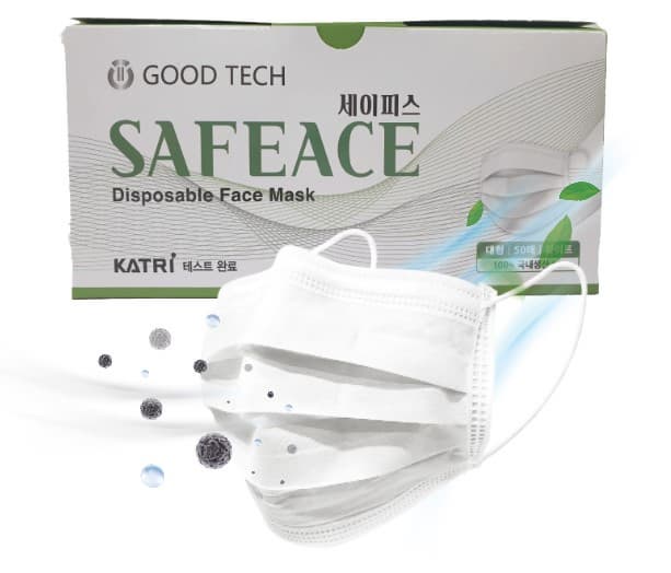 SAFEACE Disposable Face Mask Large