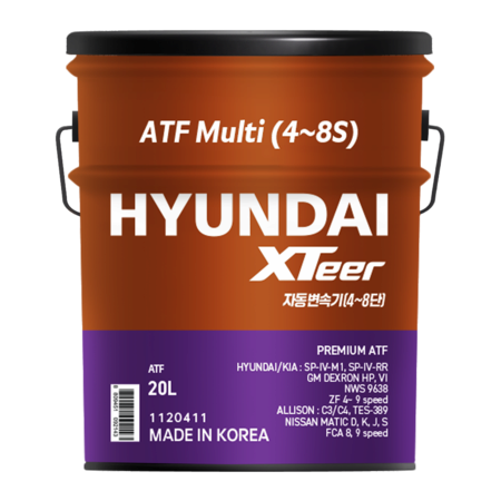 Hyundai XTeer ATF Series Automatic Transmission Fluid Dexron III Multi Vehicle ATF SP_IV WS
