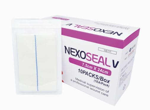 NEXOSEAL V Cellulose _ Hydron Reinforced Chitosan Gauze