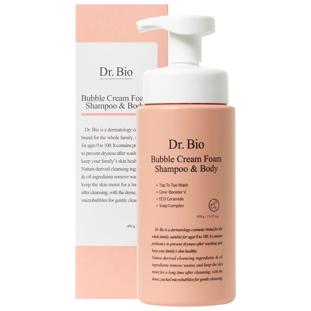 Dr_ Bio Bubble Cream Foam Shampoo _ Body 450ml