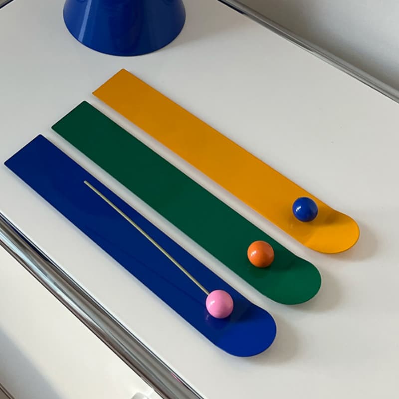 Color drop incense holder