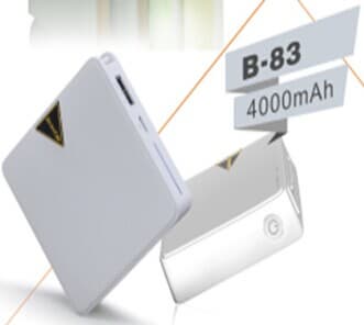 4000mAh Li-Polymer New Design Phone Charger