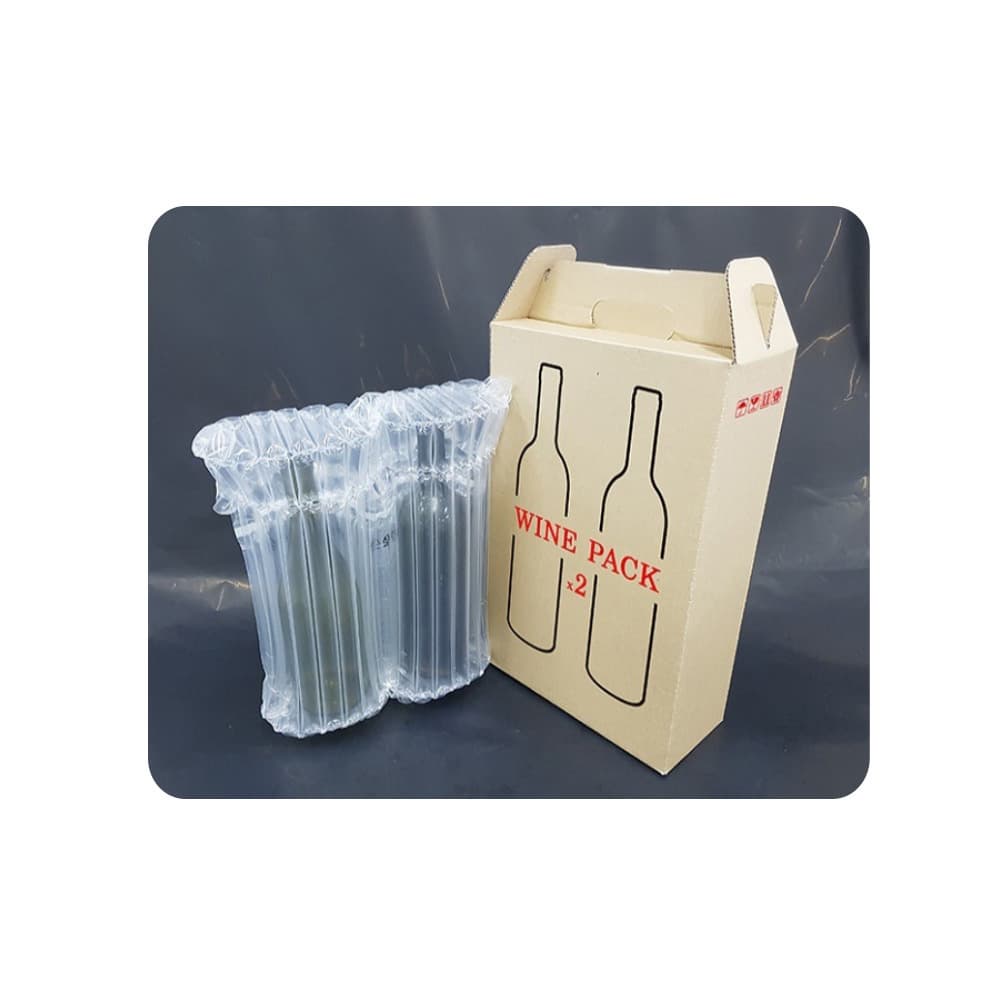 Strong Robust  Wine Bottle Inflatable Air protective packing pressure resistant with Carton Box