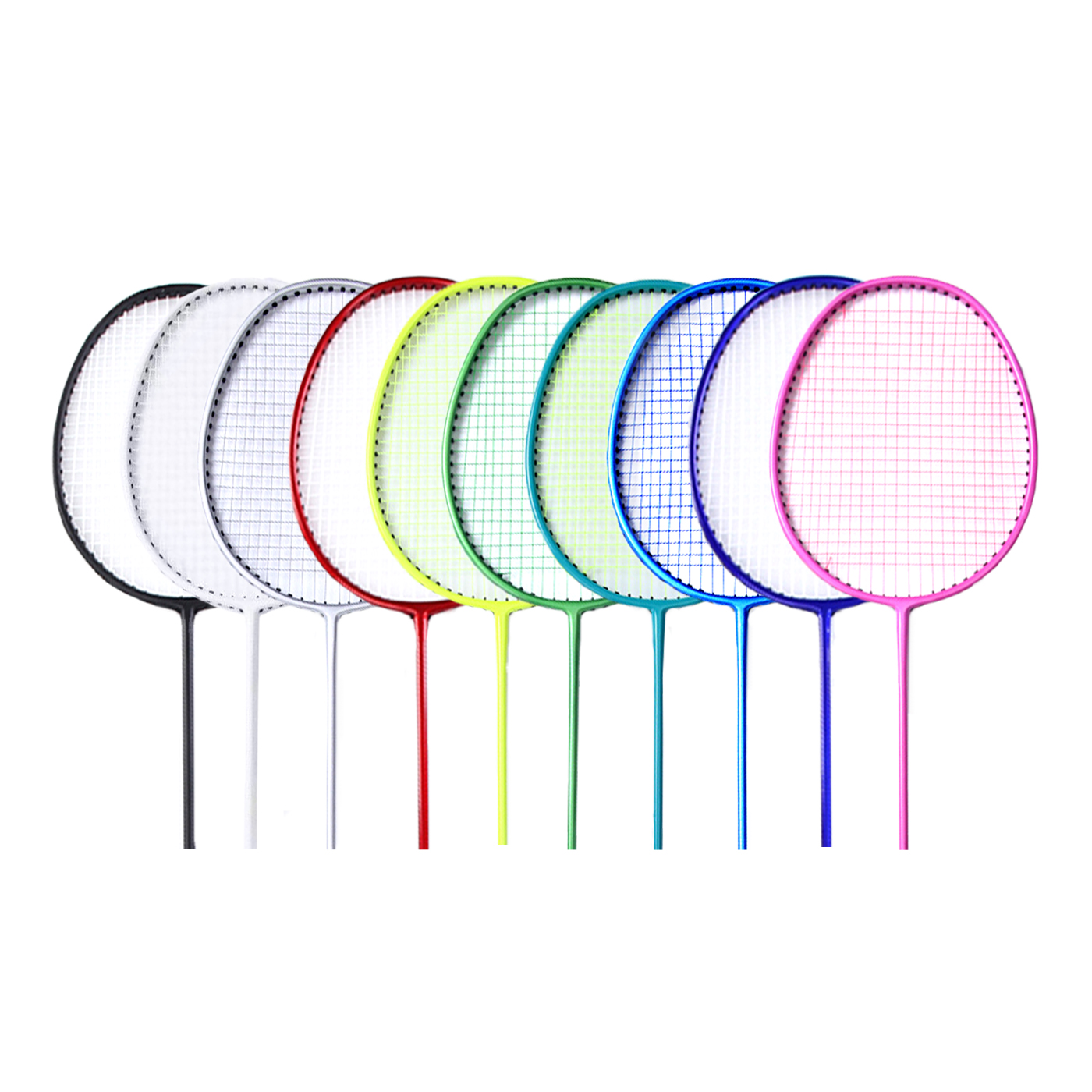 Light and durable carbon badminton racket for beginners _ 10 colors_