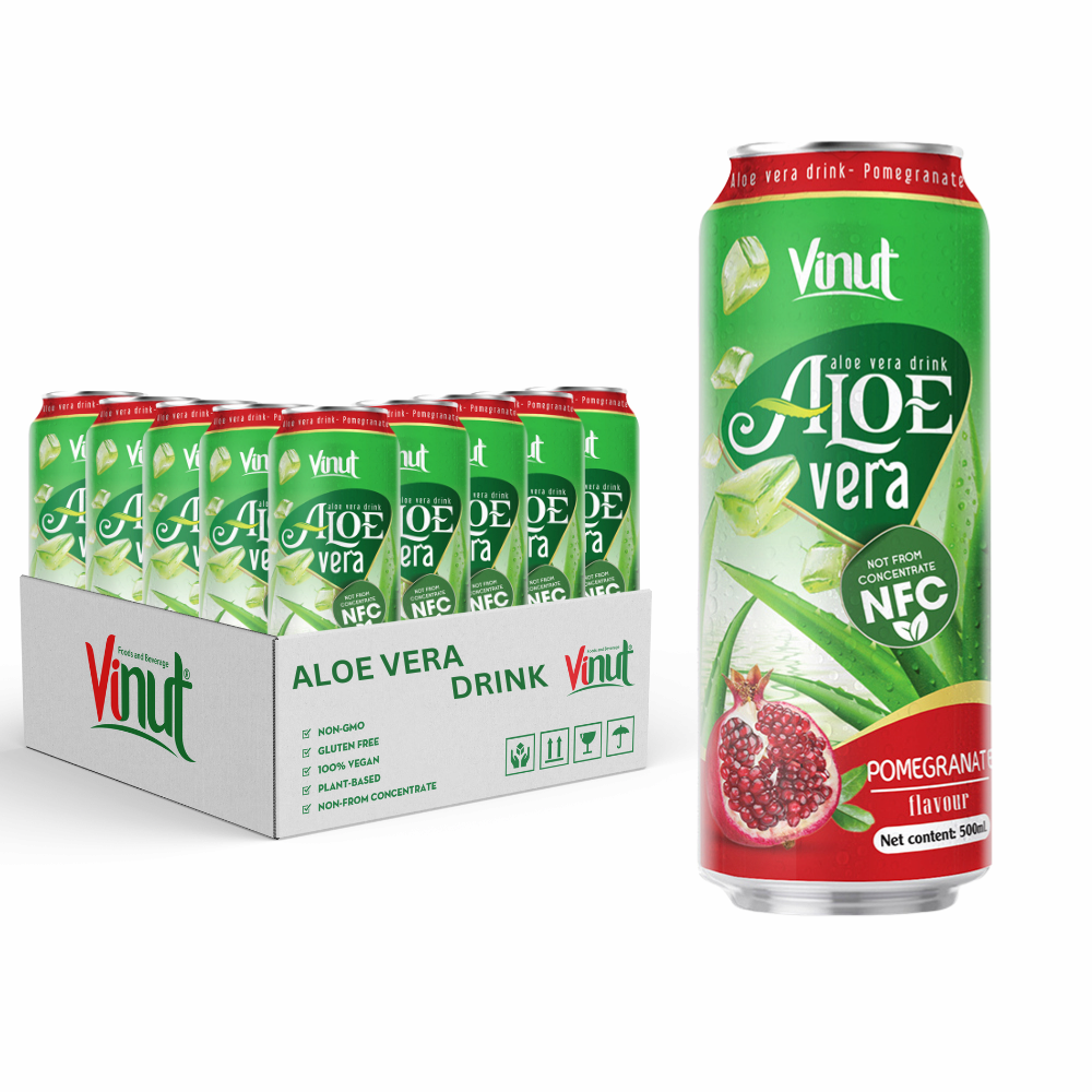 Wholesale 500ml Soft Drink_Private Label OEM _ 100_ Pure Aloe Vera Natural Pomegranate Fruit Juice