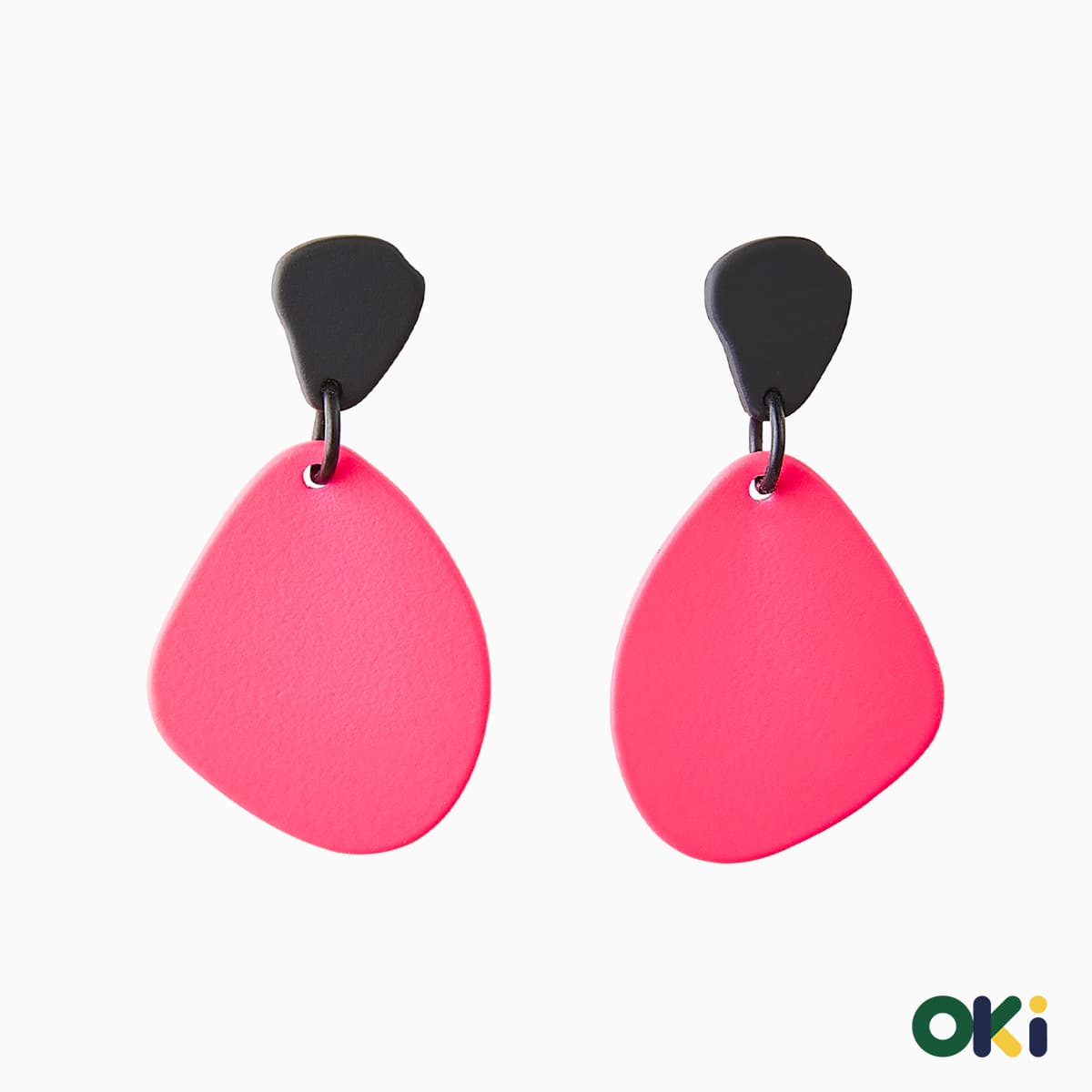 Blush earrings OKi Fashion accessories jewely hypoallergenic