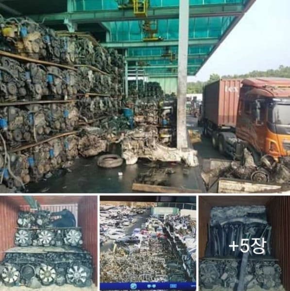 incheon trucks bus car autos  junk yard