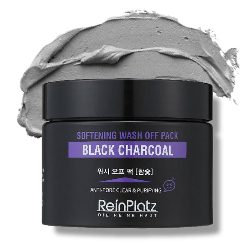 ReinPlatz Softening wash off pack_Charcoal_ Calming_ Pore tightening_ Soothing Care_ Anti_pore clear