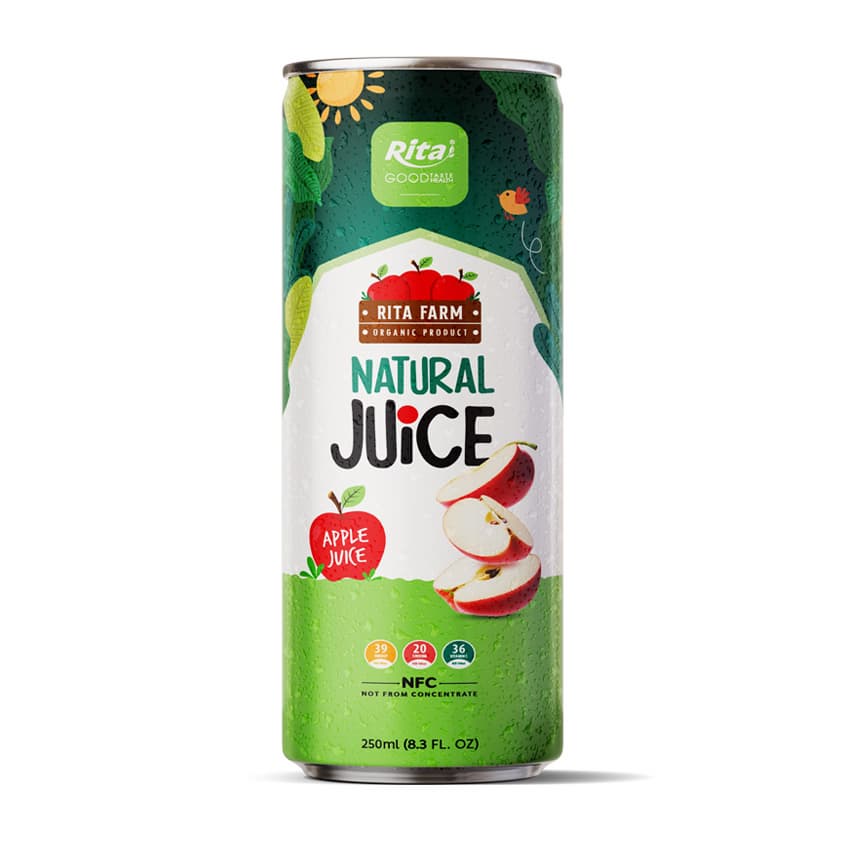 250ml Pet Bottle Best Natural Apple Juice