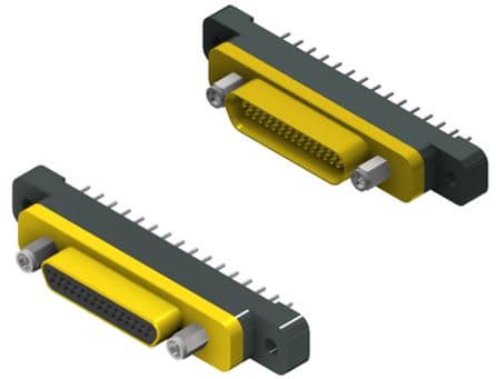 Micro_D Board Mount Straight Connector
