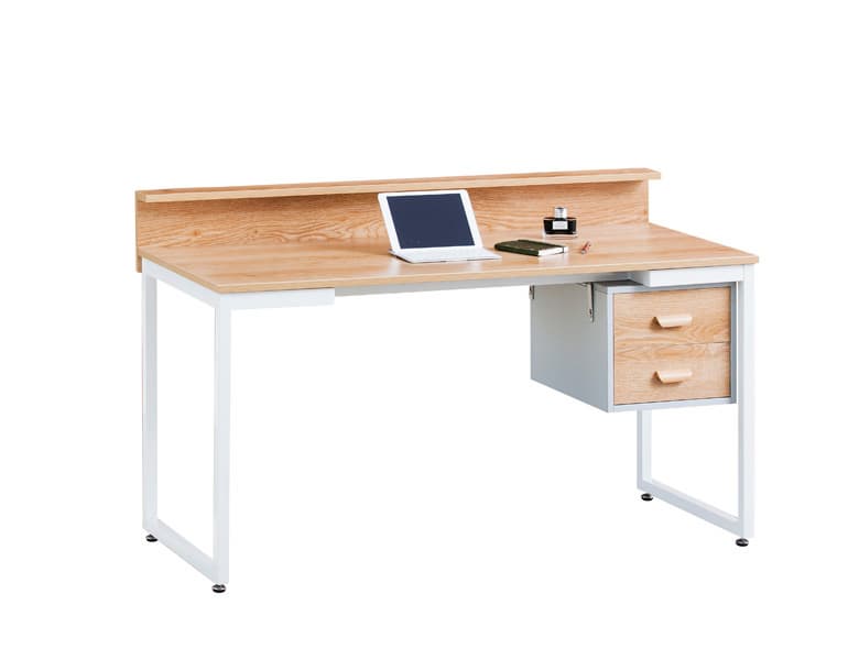Design_modern_ wooden metal home_office computer desk