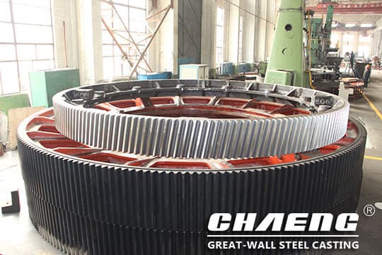 girth gear for rotary kiln and ball mill of cement plant