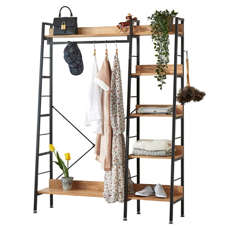 Metal bedroom cupboard minimal ladder style wardrobe | tradekorea
