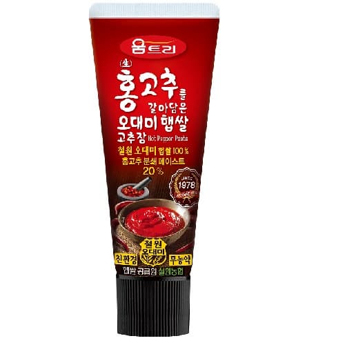 Woomtree Red hot peppers paste _Gochujang_ in tube