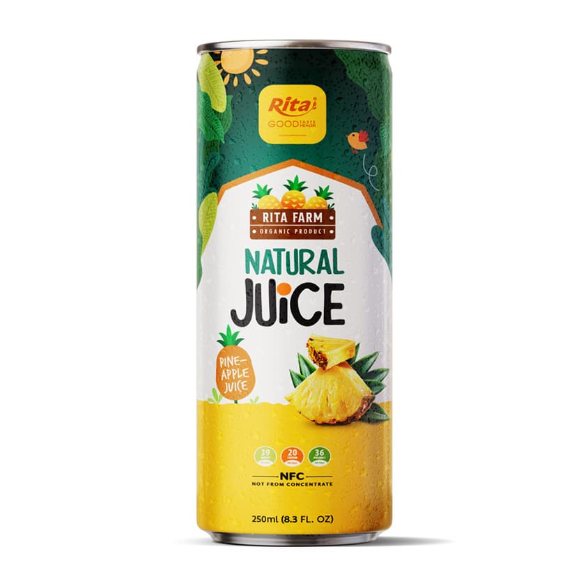 RITA Farm Natural Organic Pineapple Juice 330ml