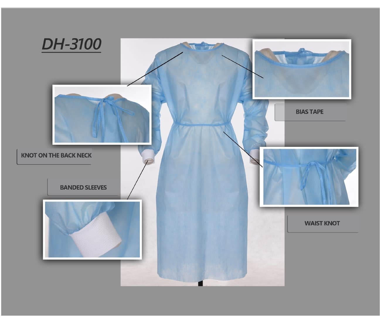 LEVEL 3A ISOLATION GOWN