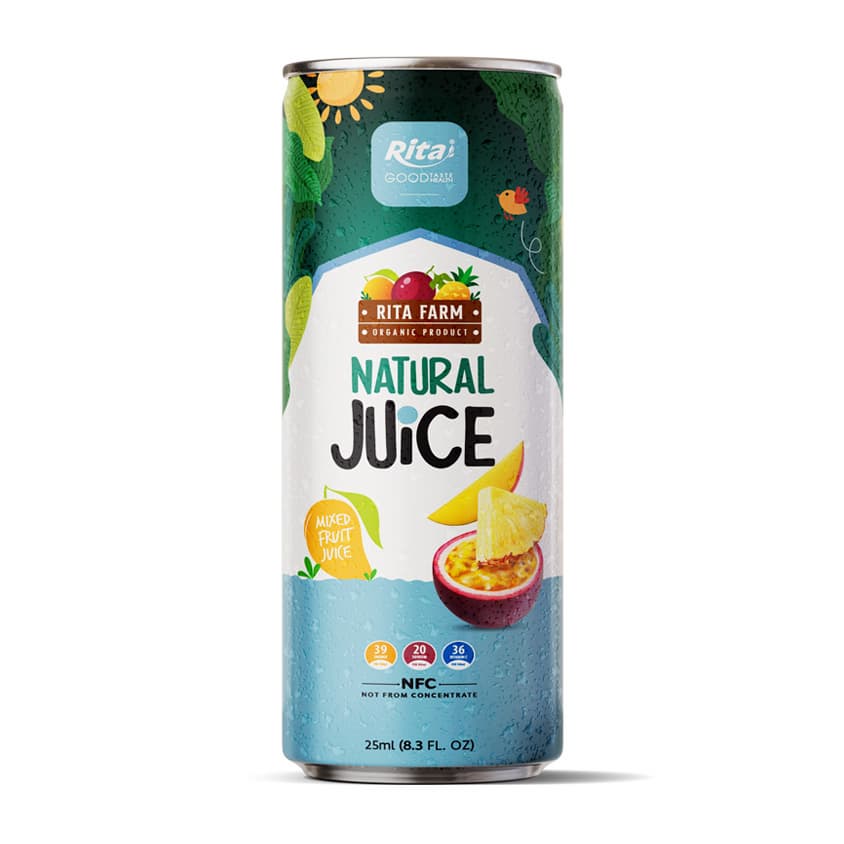 NFC Natural Organic Mixed Fruit Juice 250ml