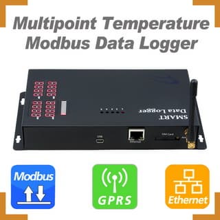Multipoint Temperature Modbus Data Logger | tradekorea