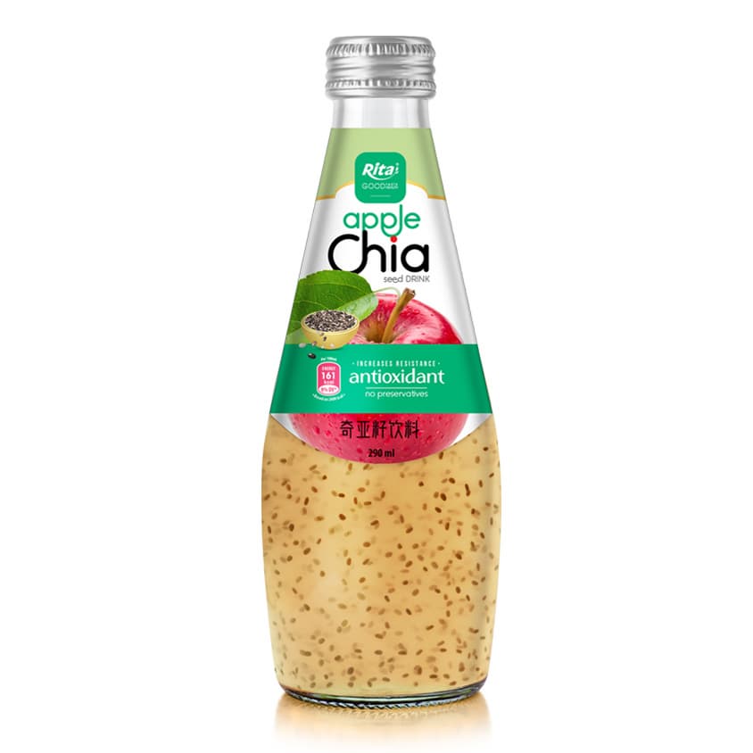 Wholesale OEM Chia Seed Drink With Apple Flavor