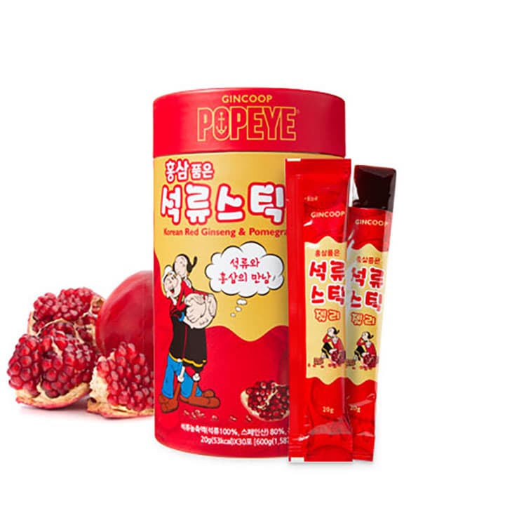 Korean Red Ginseng & Pomegranate Stick Jelly