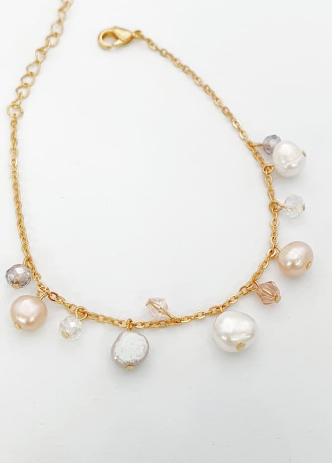 korean handmade pearl bracelet  No_10144027