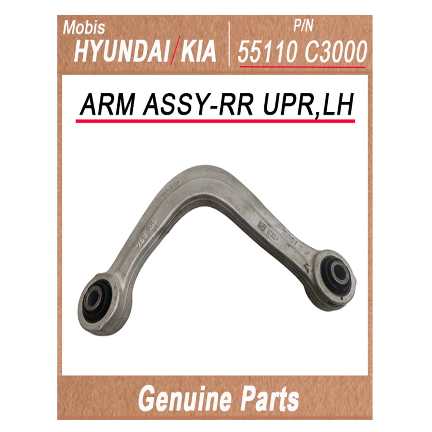 55110C3000 _ ARM ASSY_RR UPR_LH _ Genuine Korean Automotive Spare Parts _ Hyundai Kia _Mobis_