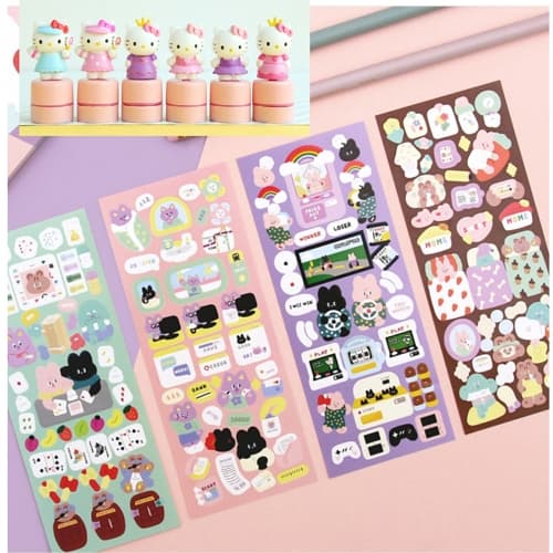 Korean Brand Sticker Stamp Planner