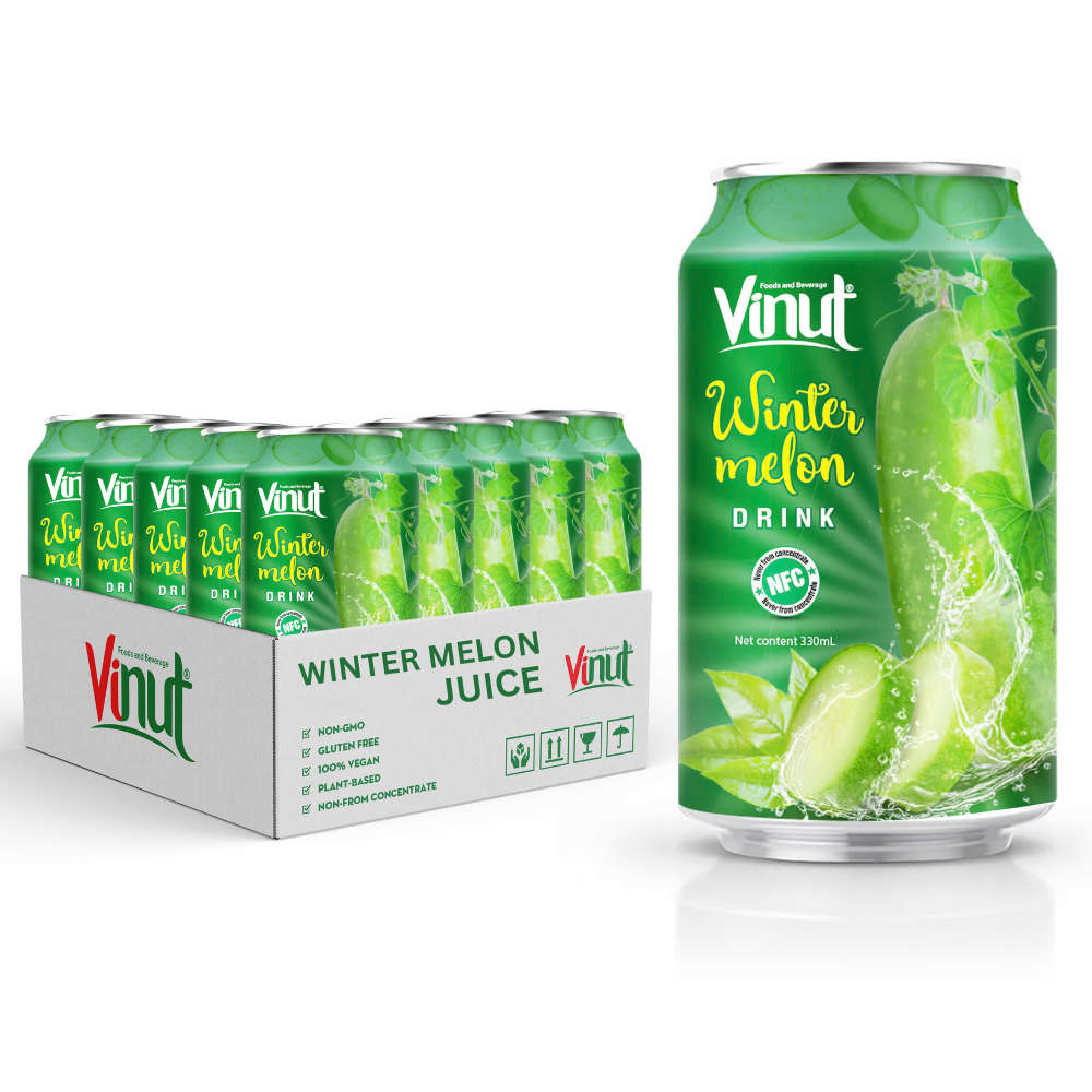 Marketing Support _ Vitamin 330ml Winter Melon Fruit Juice Drink _ Free Sample _ Private Label OEM