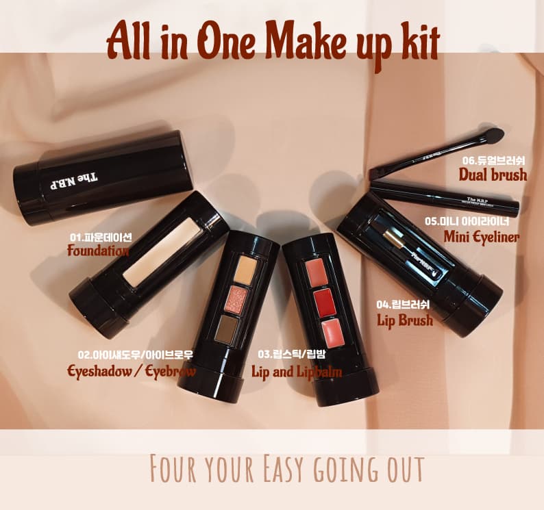 All in One travel make up kit