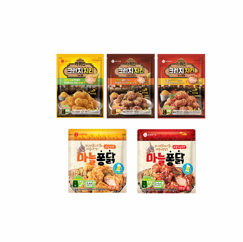 Lotte Foods La Cuisine Korean fried Chicken Series