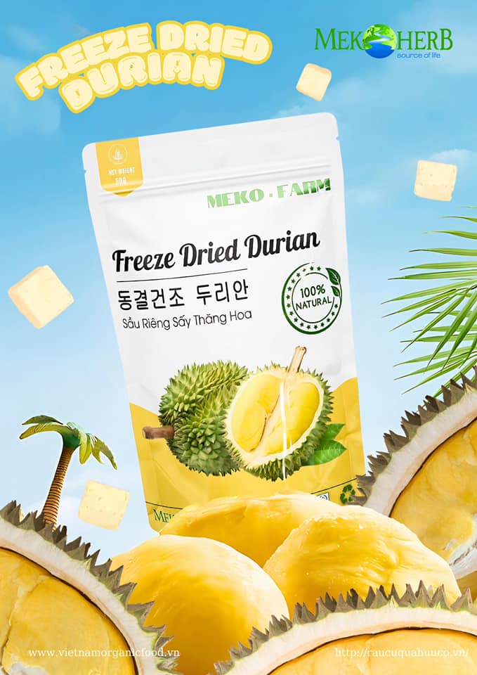 FREEZE DRIED DURIAN